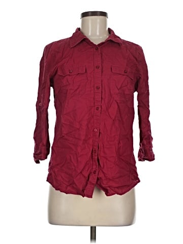 St. John's Bay 3/4 Sleeve Button-Down Shirt (view 1)