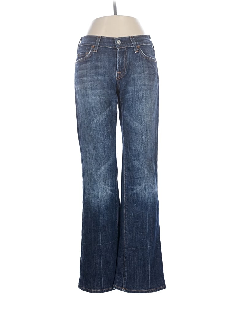 Pre-owned 7 For All Mankind Jeans In Blue