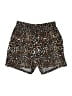 Hot Kiss Animal Print Brown Athletic Shorts Size 3X - photo 1