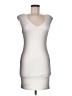 Bebe Solid Ivory Cocktail Dress Size M - photo 1