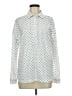 Yest Polka Dots Ivory Long Sleeve Button-Down Shirt Size 6 - photo 1
