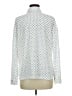 Yest Polka Dots Ivory Long Sleeve Button-Down Shirt Size 6 - photo 2
