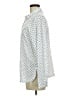 Yest Polka Dots Ivory Long Sleeve Button-Down Shirt Size 6 - photo 5