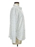 Yest Polka Dots Ivory Long Sleeve Button-Down Shirt Size 6 - photo 4