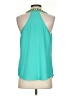 Bebe Teal Sleeveless Blouse Size S - photo 2