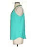 Bebe Teal Sleeveless Blouse Size S - photo 5