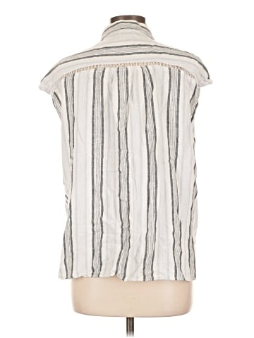 Sharagano Sleeveless Button-Down Shirt (view 2)