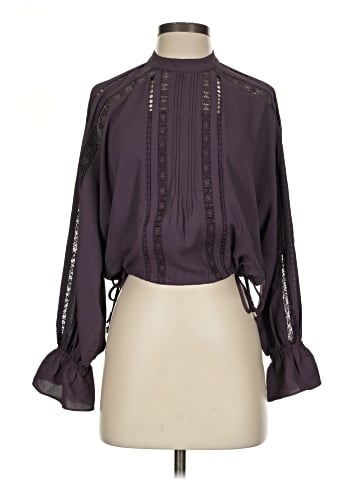 White House Black Market Long Sleeve Blouse (view 1)