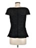 Cachet Black Short Sleeve Top Size 8 - photo 2