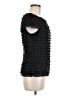 Cachet Black Short Sleeve Top Size 8 - photo 4