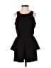 Hot & Delicious Solid Black Romper Size S - photo 1