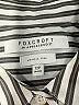 Foxcroft Stripes Silver Long Sleeve Blouse Size 12 (petite) - photo 7