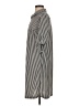 Mlle Gabrielle Stripes Silver Casual Dress Size S - photo 5