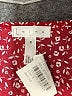 Leith 100% Polyester Floral Red Burgundy Long Sleeve Blouse Size M - photo 7