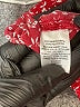 Leith 100% Polyester Floral Red Burgundy Long Sleeve Blouse Size M - photo 8