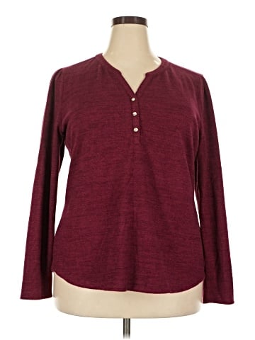 Liz Claiborne Long Sleeve Blouse (view 1)