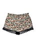 Topshop Floral Ivory Shorts Size 2 - photo 2