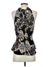 Fab'rik 100% Polyester Black Sleeveless Blouse Size S - photo 2