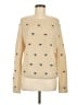 Papaya 100% Acrylic Stars Tan Pullover Sweater Size Med - Lg - photo 1