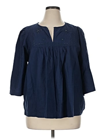 Calypso St. Barth 3/4 Sleeve Blouse (view 1)