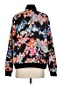 Jason Wu 100% Polyester Floral Black Track Jacket Size S - photo 2