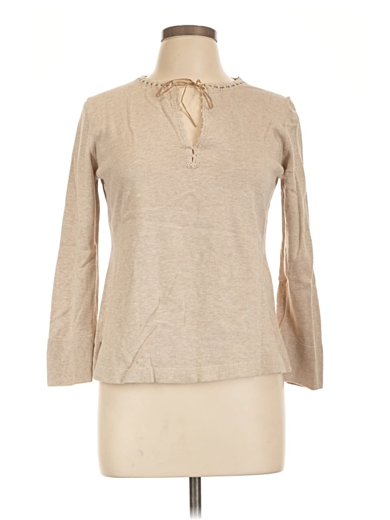 Pre-owned Jcrew Pullover Sweater In Tan