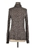 Apt. 9 Animal Print Brown Turtleneck Sweater Size M - photo 1