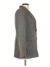 T Tahari Houndstooth Gray Blazer Size L - photo 4