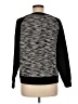 Susan Graver Chevron-herringbone Black Pullover Sweater Size M - photo 2