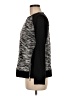 Susan Graver Chevron-herringbone Black Pullover Sweater Size M - photo 5
