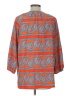 Mud Pie Orange 3/4 Sleeve Blouse Size L - photo 2
