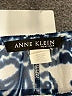 Anne Klein 100% Polyester Paisley Blue Casual Pants Size M - photo 7