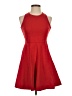 Francesca's Solid Red Cocktail Dress Size S - photo 1
