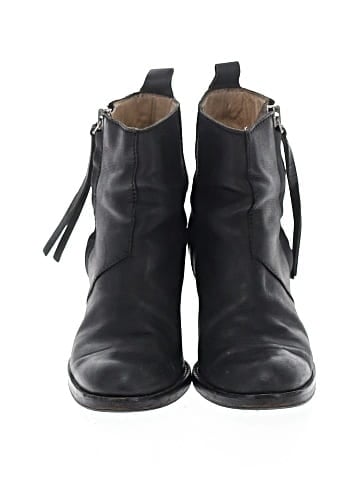Acne leather ankle boots (view 2)