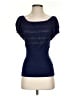 Cache Blue Short Sleeve Top Size S - photo 1