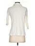 Theory Ivory 3/4 Sleeve Button-Down Shirt Size Sm - XS - photo 2