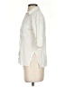 Theory Ivory 3/4 Sleeve Button-Down Shirt Size Sm - XS - photo 5