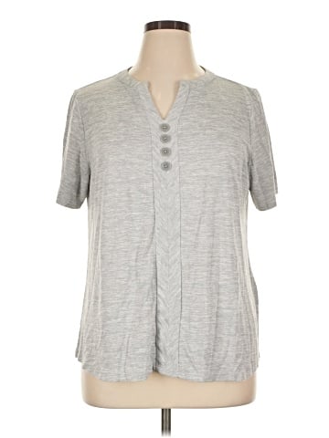 N Touch Short Sleeve Henley (view 1)