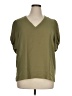 Everleigh 100% Polyester Green Short Sleeve Blouse Size XL - photo 1