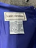 Karin Stevens 100% Polyester Blue Cocktail Dress Size 12 - photo 6
