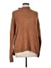 Natural Reflections 100% Polyester Brown Turtleneck Sweater Size L - photo 1