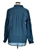 Never Fully Dressed Blue Long Sleeve Blouse Size 14 - photo 2