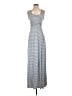 Max Studio Stripes Gray Casual Dress Size S - photo 1