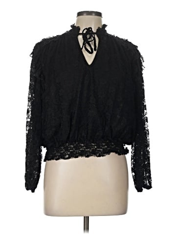 Ultra Pink 3/4 Sleeve Blouse (view 1)