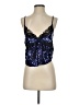 Intimately by Free People 100% Polyester Blue Sleeveless Top Size S - photo 1