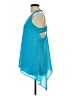 Studio Y 100% Polyester Teal Sleeveless Blouse Size L - photo 5