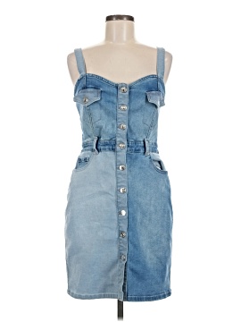 denim dresses plus size clothing Blue Plus-Size Long-Sleeve Bodycon Dress PAdressses In summer Size:Womens 6.5 Mens Hats Casual Dress