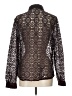 Ultra Pink 100% Polyester Black Long Sleeve Blouse Size L - photo 2