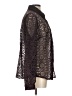 Ultra Pink 100% Polyester Black Long Sleeve Blouse Size L - photo 4