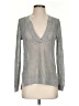 Nic + Zoe Metallic Silver Pullover Sweater Size XS - photo 1